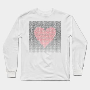 I Love Binary Code Computer Science Long Sleeve T-Shirt